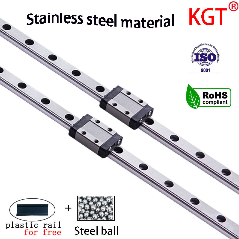 Linear Rail Mgn12H Set - Paslanmaz çelik lineer kılavuz MGN7 MGN12