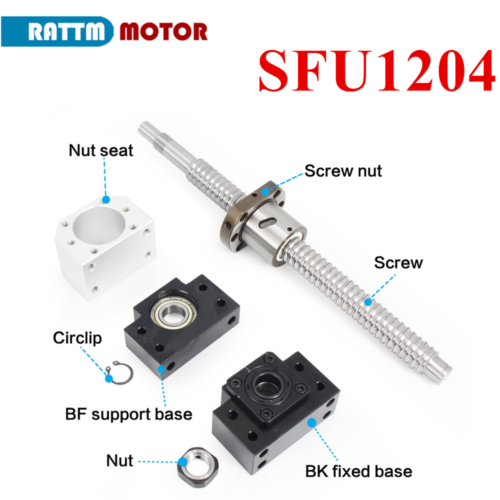 Linear Rail Mgn12H Set - SFU 1204 vidalı 150-1000mm CNC parçaları