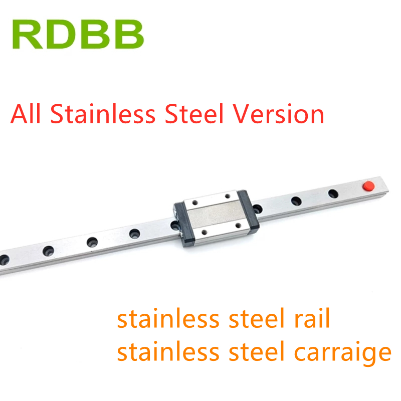 Linear Rail Mgn12H Set - MGN7 MGN9 MGN12 için 440C Paslanmaz