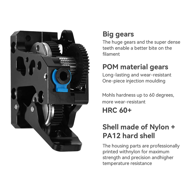 HGX LITE Çift Dişli Sert Çelik - Direct Drive Dual Gear Extruder High Speed incelemesi ve fiyatı