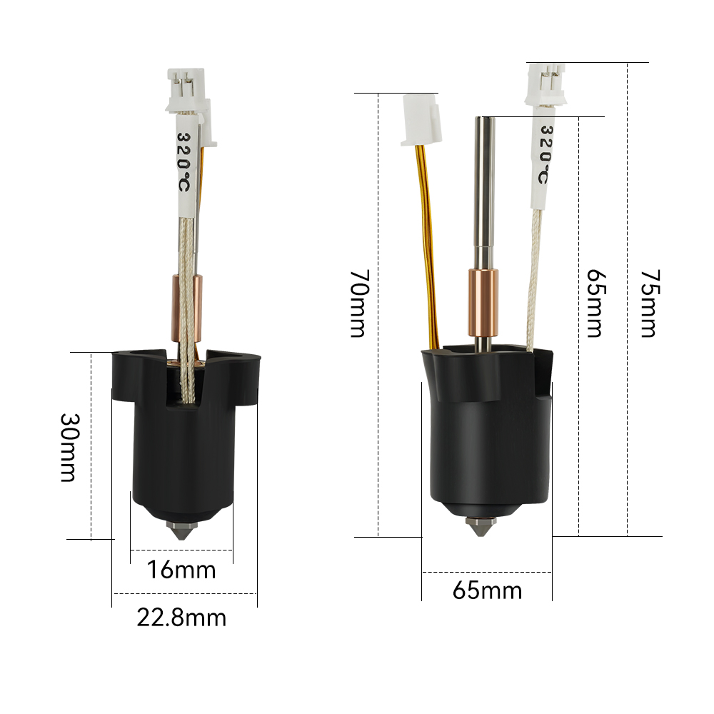 Creality K1/K1C/K1 Max Hotend  - High Flow Ceramic Hotend incelemesi ve fiyatı