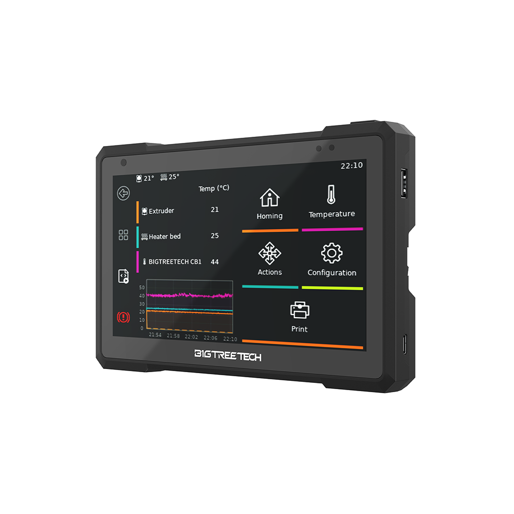 BIGTREETECH Pad 7 IPS Dokunmat - Klipper Pad 7 Inch incelemesi ve fiyatı