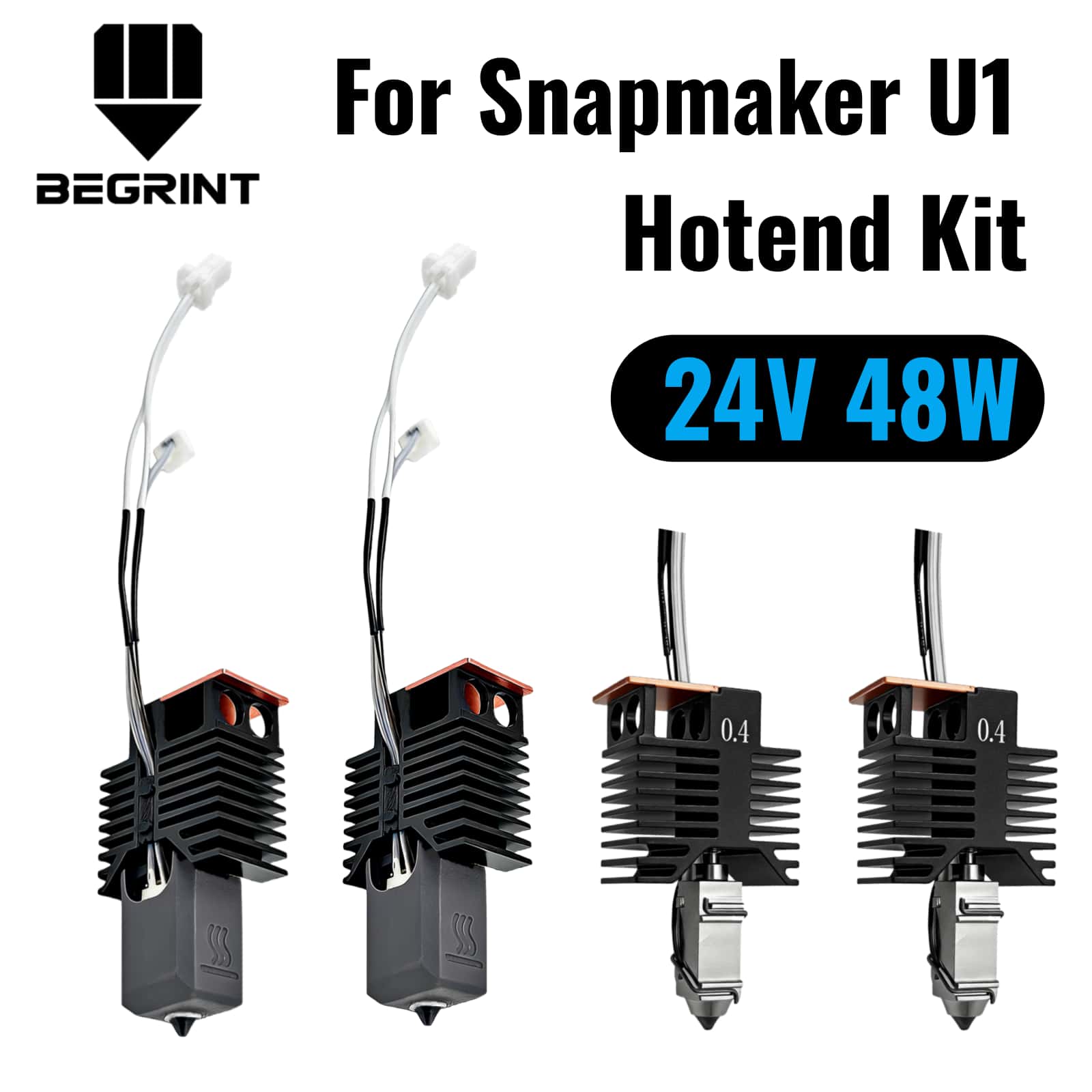 Snapmaker U1 Hotend 24V 48W Se - High Flow Ceramic Hotend incelemesi ve fiyatı
