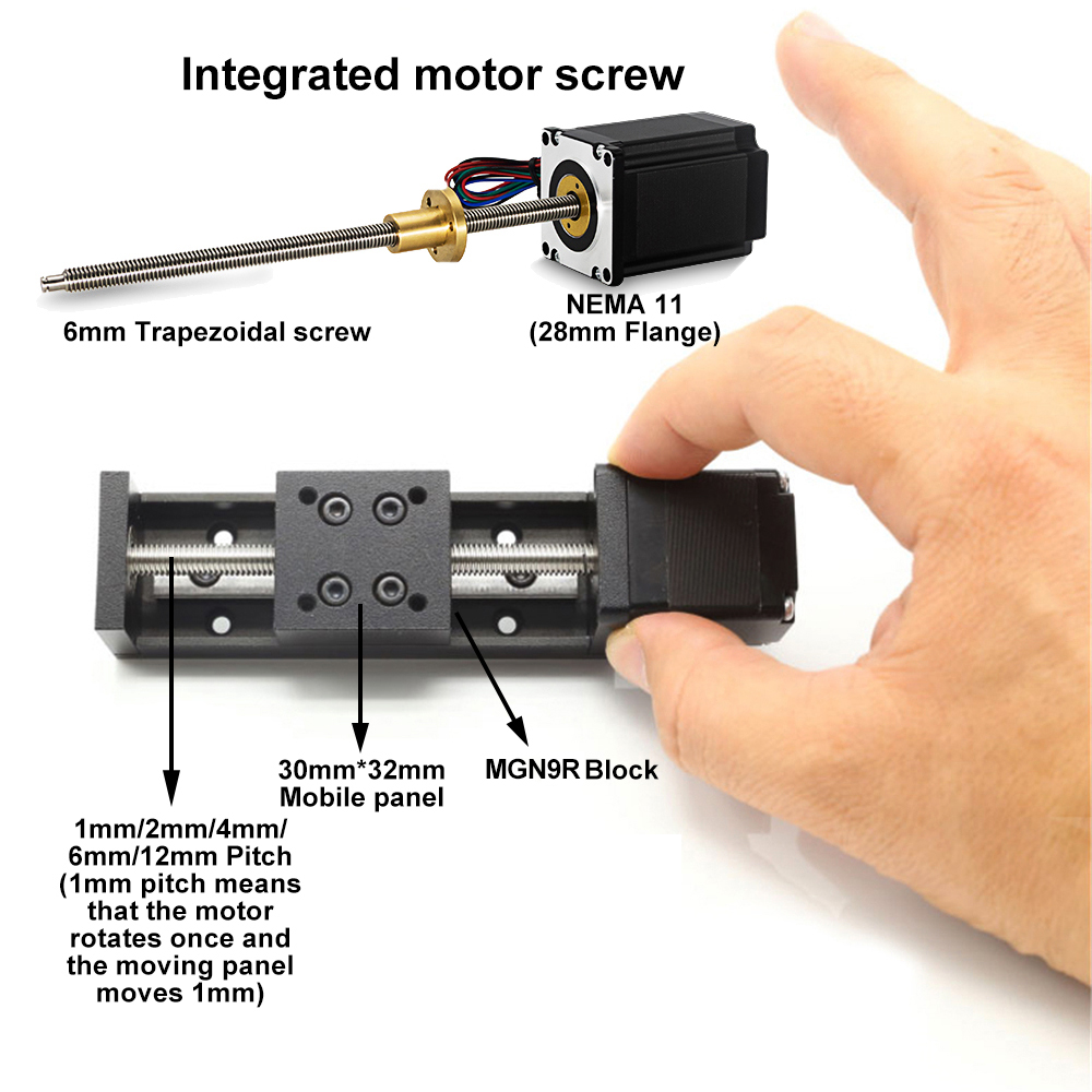 YunDuan T-tipi Motorlu Lineer  - Linear Rail Mgn12H Set incelemesi ve fiyatı